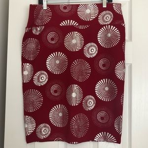 LuLaRoe Cassie Skirt - Holiday Collection Like New